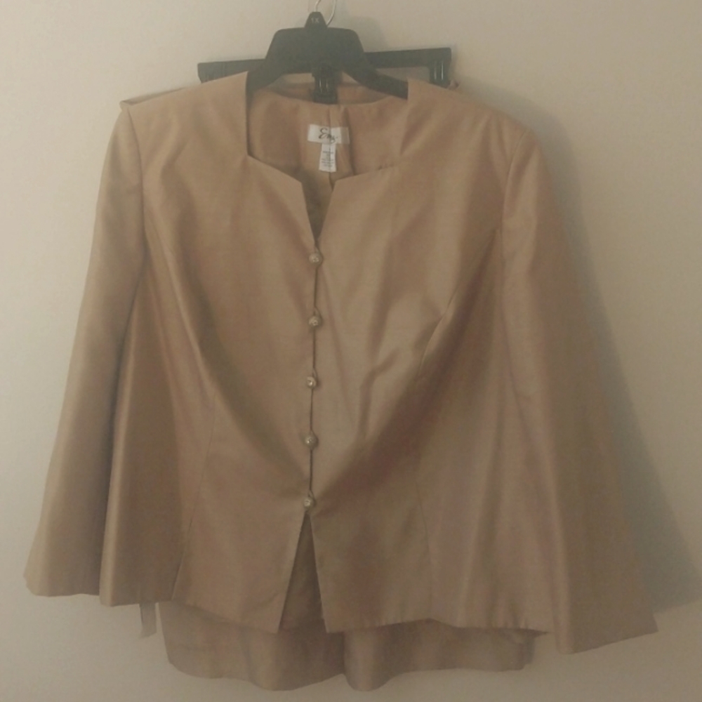 Beautiful Gold 2 piece suit -- Emily Size 22W